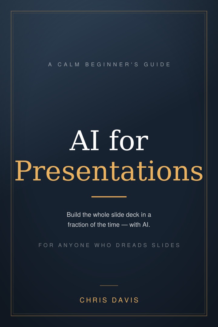 AI for Presentations book cover
